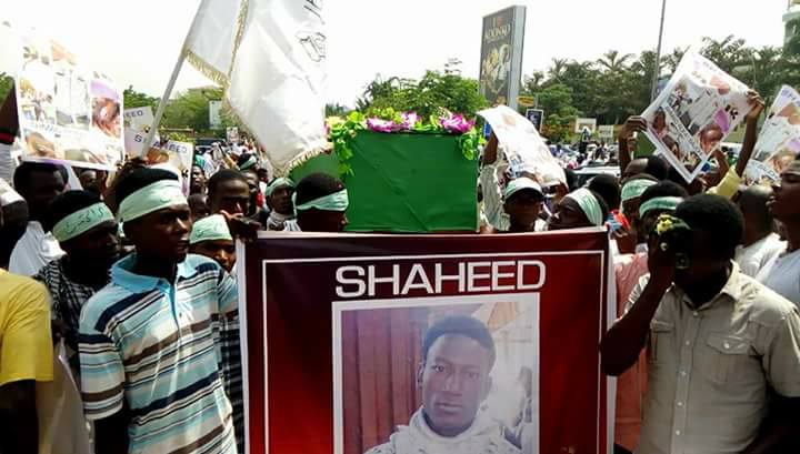  police attacked free zakzaky protest at nhrc abuja on 23rd April 2018 